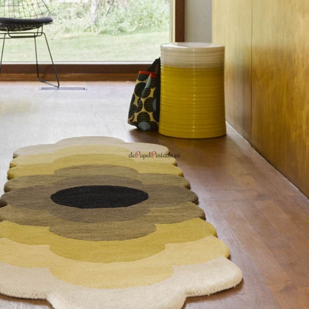 Alfombra ORLA KIELY LANA OPTICAL FLOWER DANDELION 67X230-2